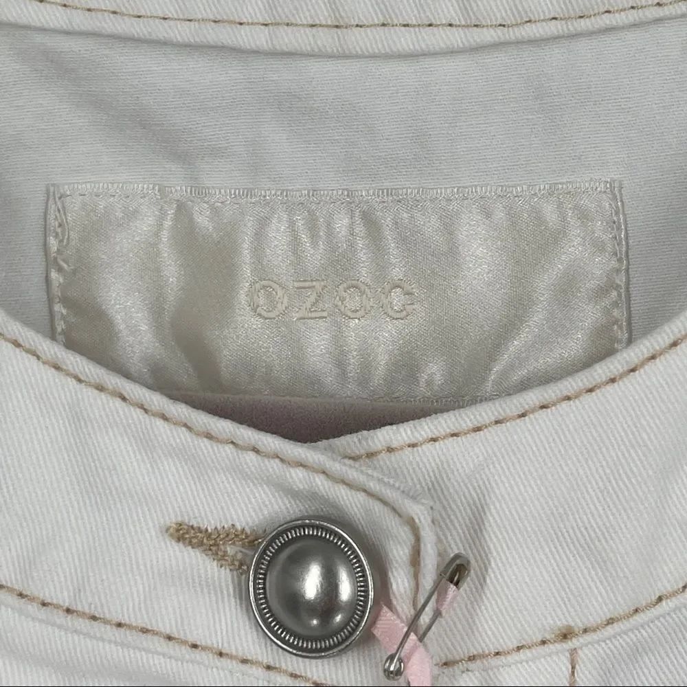 OZOC WHITE DENIM JACKET - Picture 2 of 7